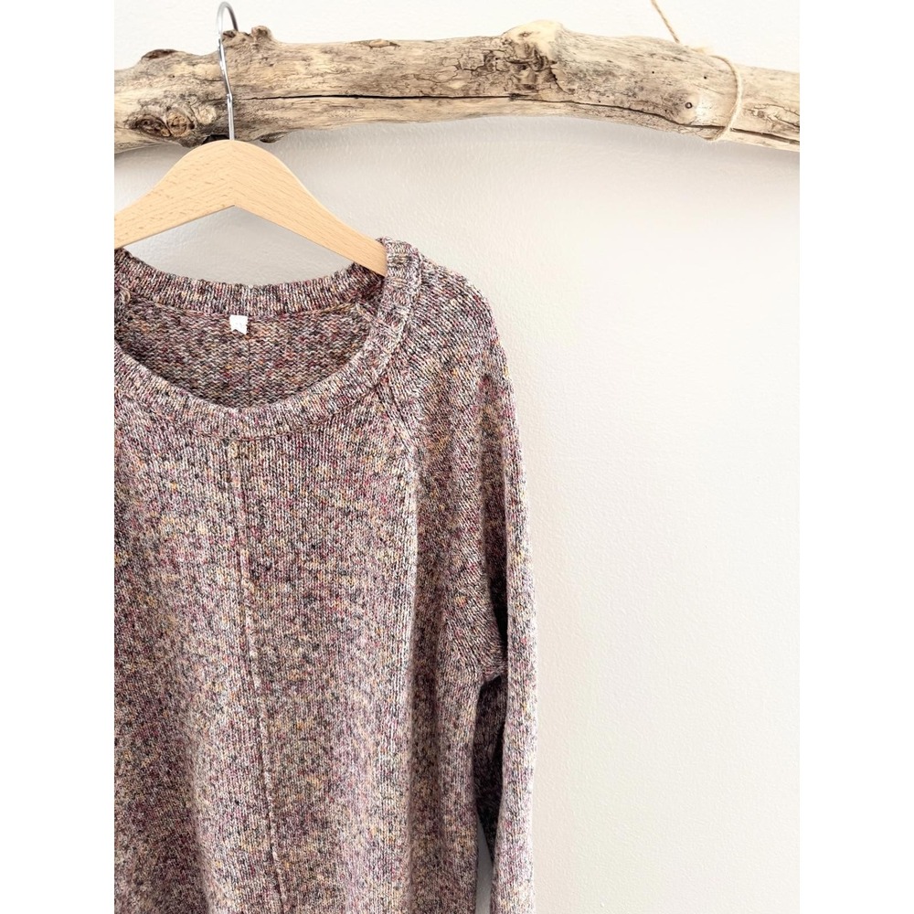 Confetti Knit Sweater Women's Pullover Long Sleeve Multicolored Cozy